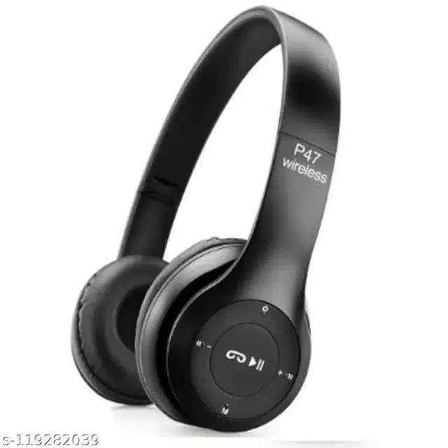 Wireless Bluetooth Headphones, Black