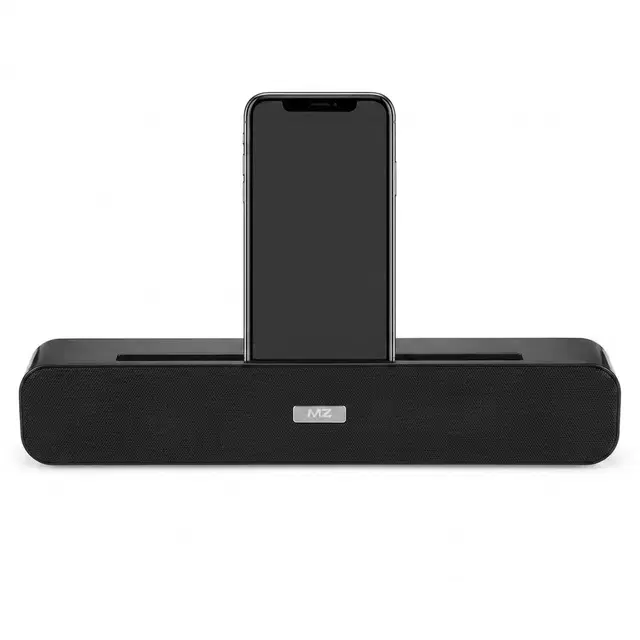MZ M423SP PORTABLE HOME TV SOUNDBAR Dynamic Thunder Sound 2400mAh Battery 10 W Bluetooth Soundbar  [Black, Stereo Channel