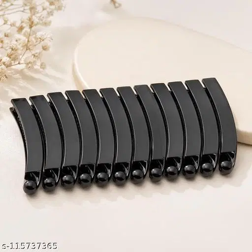 Hair Pins for Women (Black, 3 Pcs)