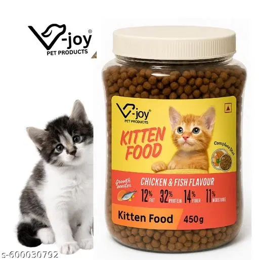 Signature Ocean Fish, Sardine, and Mackerel Kitten Dry Cat Food ,450g,(Pack Of 1)