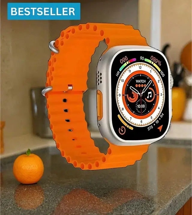 Silicone T800 Ultra Smartwatch, Orange
