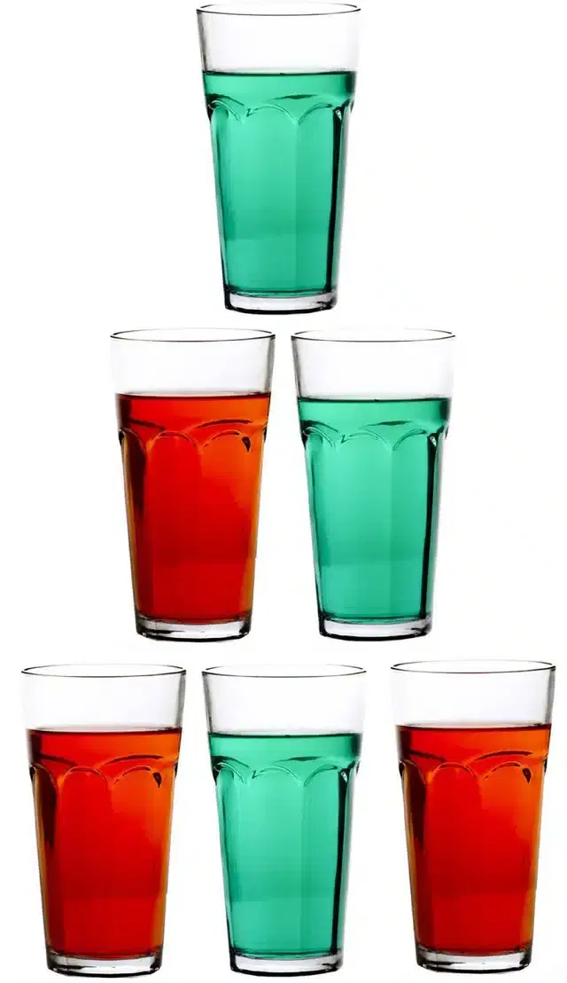 Liquor cum Cocktail Glasses, Transparent, 300 ml, Pack of 6