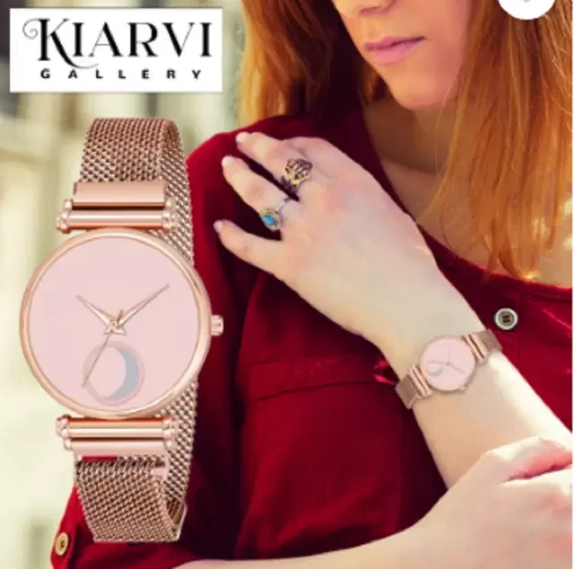Analog Watch for Women & Girls (Rose Gold)