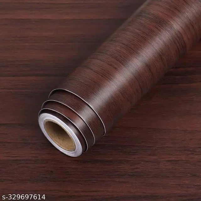 Bliss Vinyl Wallpaper for Home, Brown, 45x250 cm