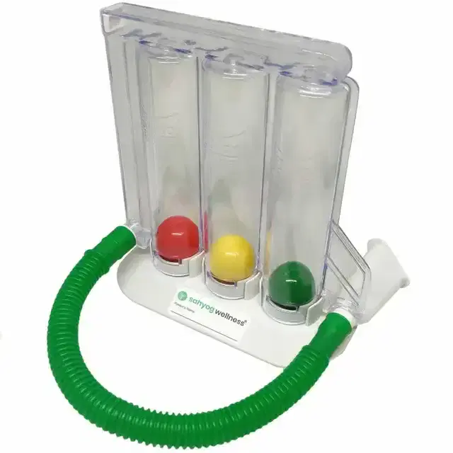 Sahyog Wellness Respiratory Lung Exerciser, Spirometer - Three Balls Breathing Exerciser