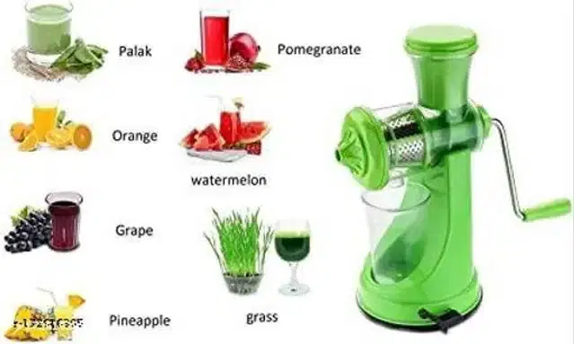 Plastic Manual Juicer, Multicolor