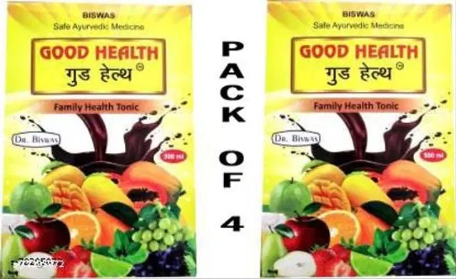 Dr. Biswas Good Health Family Health Tonic, Pack Of 4