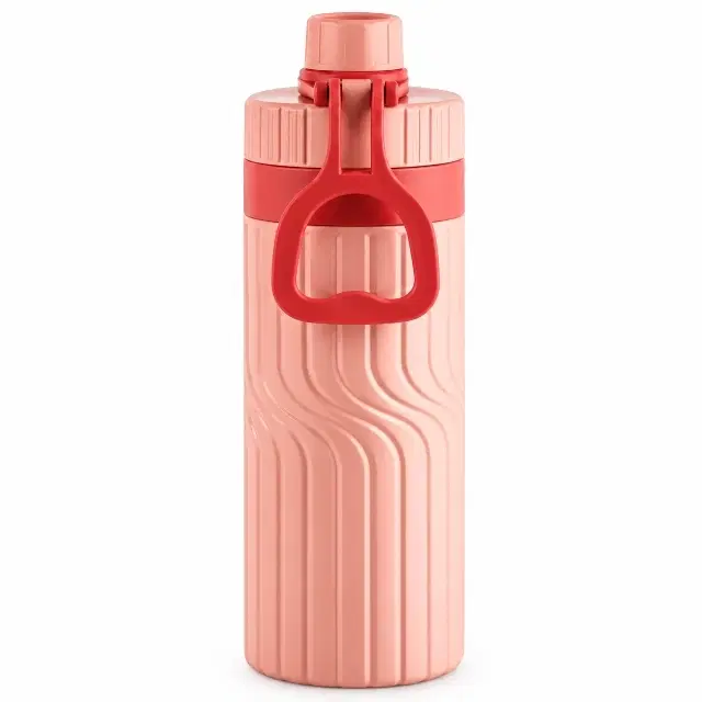Cello Rivo Tuff Flask, 500 ml, Pink | Insulated Jug | Keeps Water Cool | Sturdy Handle