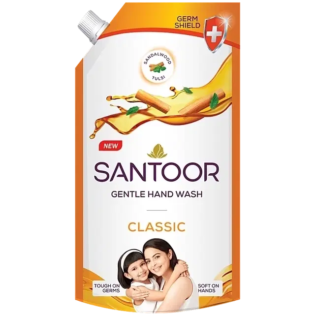 Santoor Classic Gentle Hand Wash 600 ml