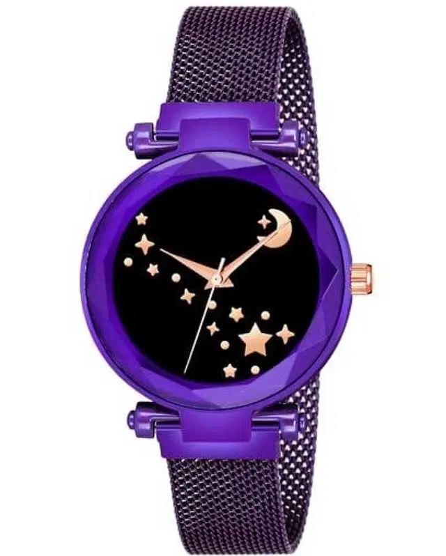 Analog Watch For Womens (Purple) (WS-149)
