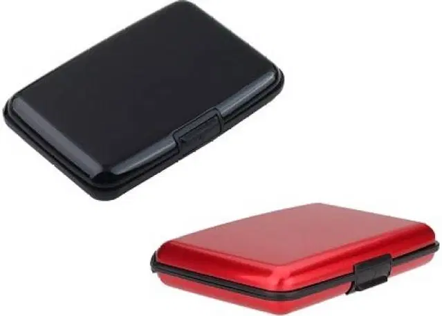 Plastic Card Holders, Multicolor, Pack of 2