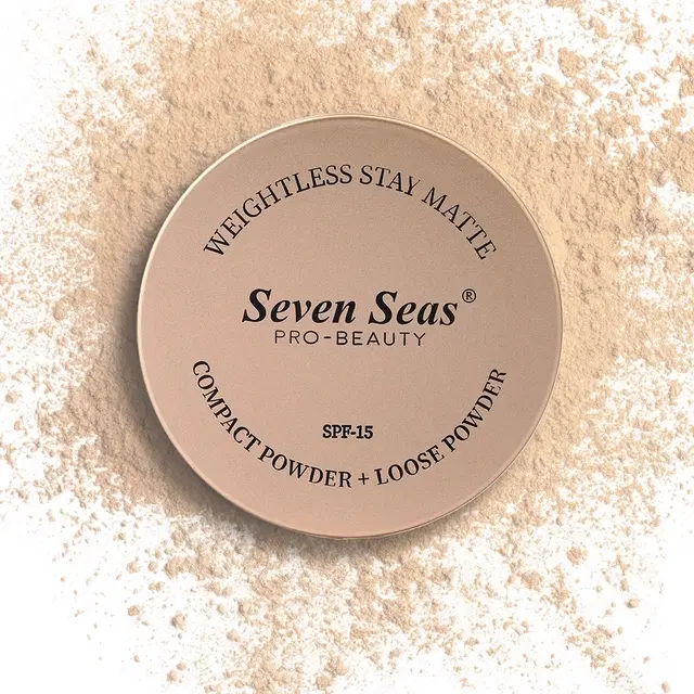 Seven Seas Absolute Compact Powder, Light Ivory