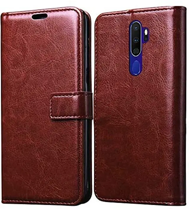 Flip Mobile Cover for Oppo A5 2020, Multicolor