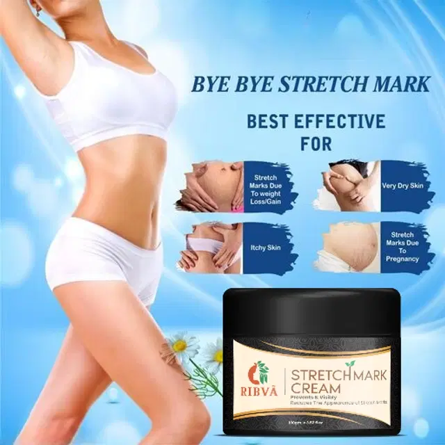 Ribva Stretch Marks Removal Cream, 100 g