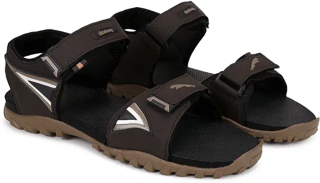 Sports Sandals for Men (Brown, IND-6)