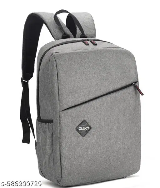 Canvas Backpack Bag, Grey