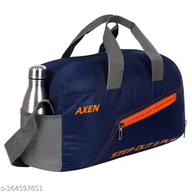 Polyester Gym Bag for Men & Women, Navy Blue
