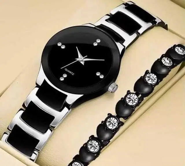 Analog Watch For Womens (Silver) (WS-456)
