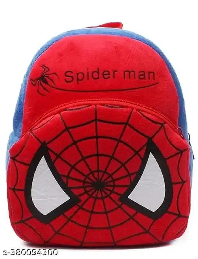 Fabric Backpack for Kids, Red & Blue