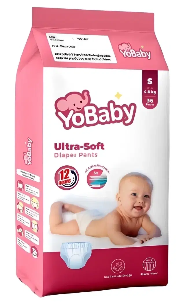 YoBaby Diaper Pants S - 36 Pcs