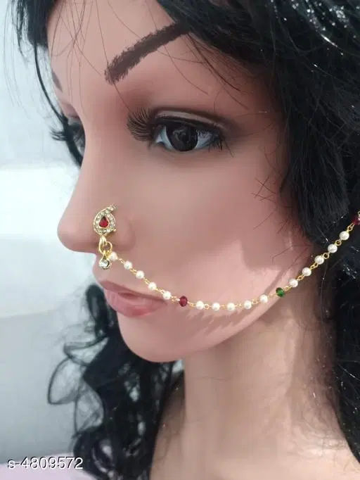 Trendy Nosepins for Women (Multicolor, Free Size)