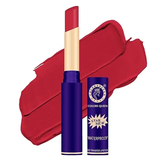 Colors Queen Non Transfer Waterproof Lipstick, Salmon, 2.4 g