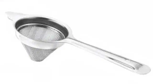 Abhi Stainless Steel Small Conical Tea Strainer, Silver, AE-15