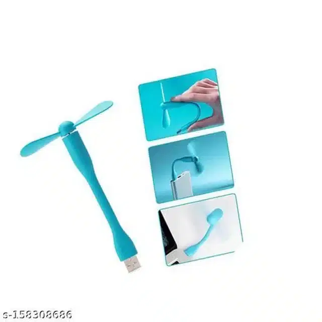 Mini USB Fan, Sky Blue