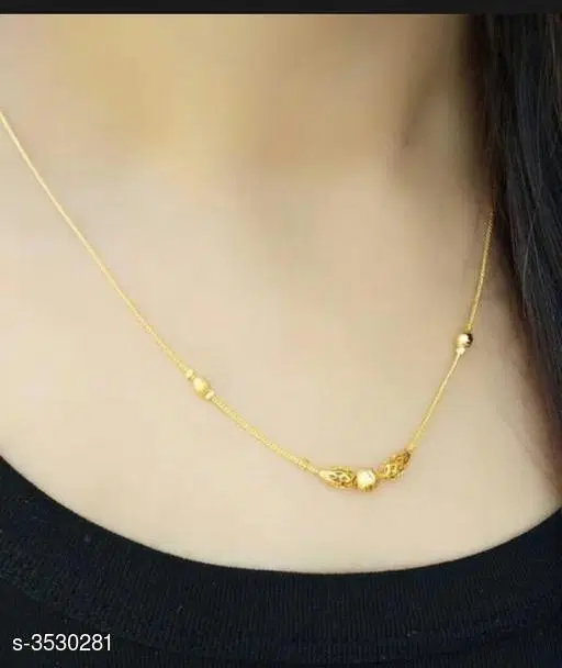 Necklaces & Chains for Women Gold Free Size
