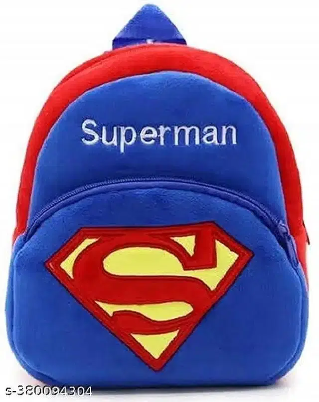 Fabric Backpack for Kids, Blue & Red