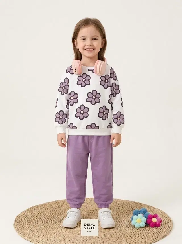 Girls Clothings Set Cotton Blend White & Aqua Blue(18-24M)