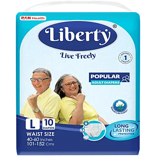 Liberty Adult Eco Diapers (L) - 10 Diapers