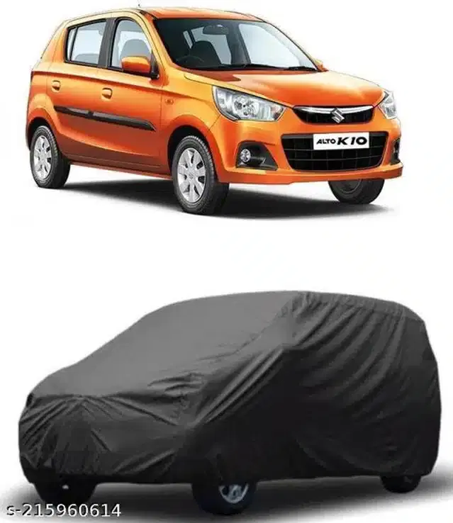 Taffeta Waterproof Car Cover for Maruti Suzuki Alto K10, Multicolor