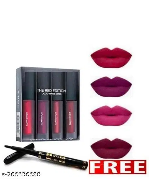 Red Edition Mini Lipstick With Free Ads Kajal