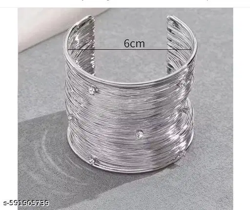 Silver Bangle, korean bracelet