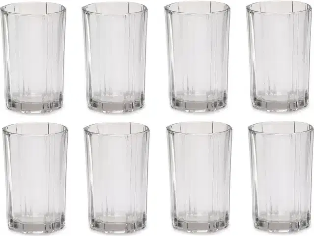 Liquor cum Cocktail Glasses, Transparent, 200 ml, Pack of 8