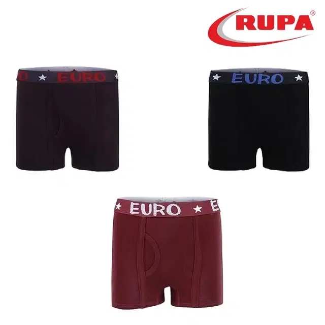 Rupa Euro Jr. Micra Mini Trunks for Kids Pack of 1, Multicolor (65 cm)
