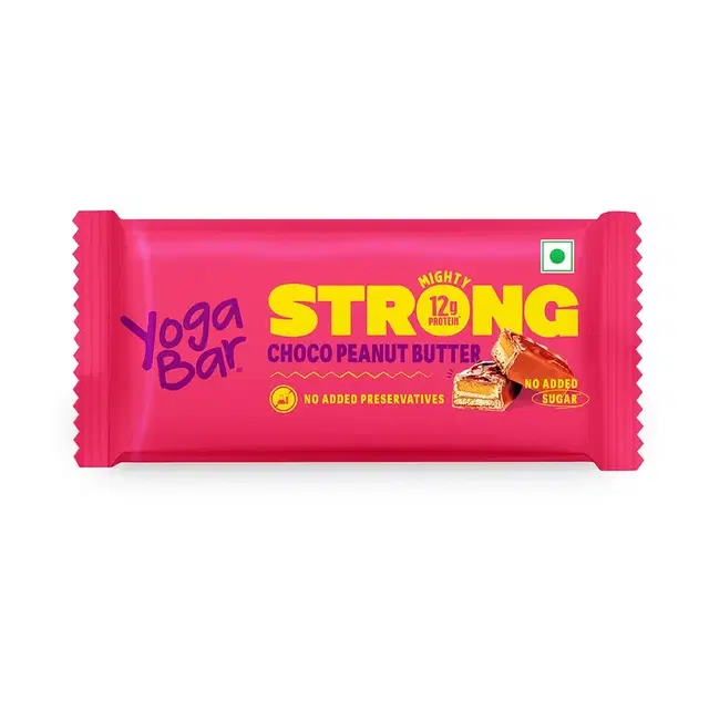 Yogabar Mighty Strong Choco Peanut Butter Bar 50 g