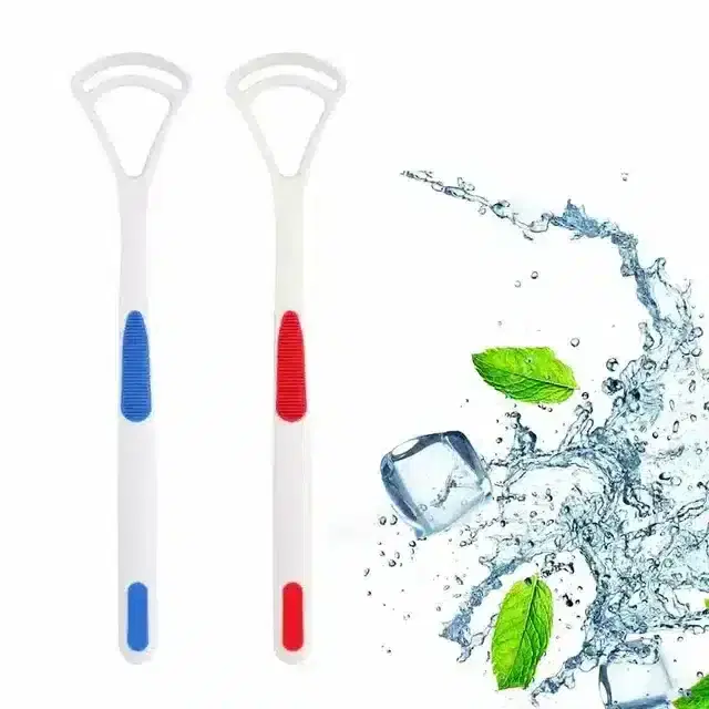 K Kudos Plastic Tongue Cleaner For Adults And Kids Fights Bad Breath Oral Care Tongue Cleaner