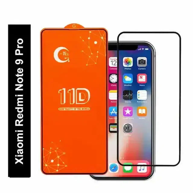 D DESIGN 11D Edge To Edge Tempered Glass with Touch Accurate Impact Absorb For Xiaomi Redmi Note 7 Pro