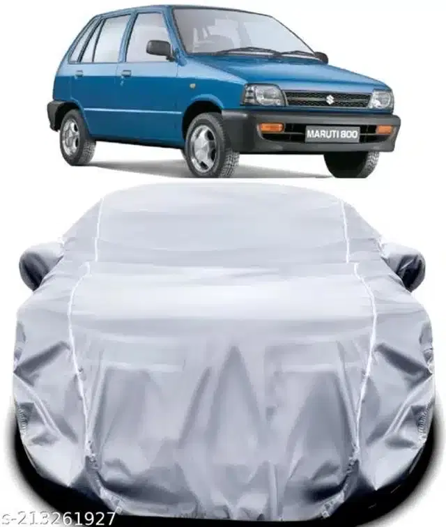 Taffeta Waterproof Car Cover for Maruti Suzuki 800, Multicolor