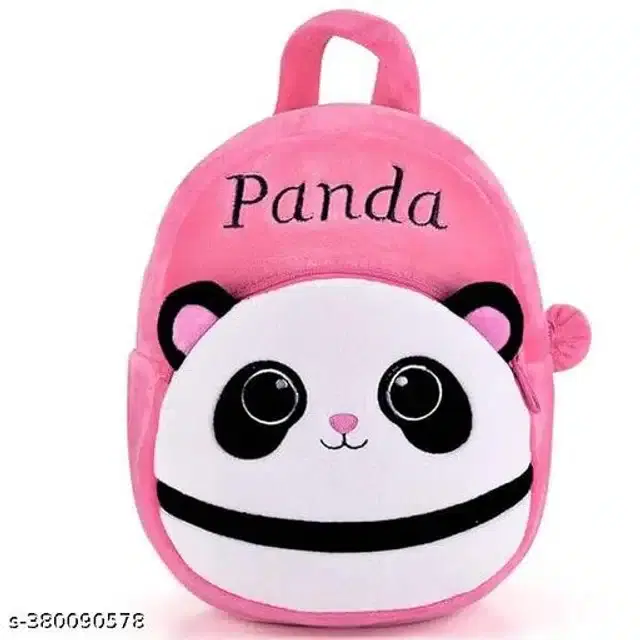 Fabric Backpack for Kids, Pink & White