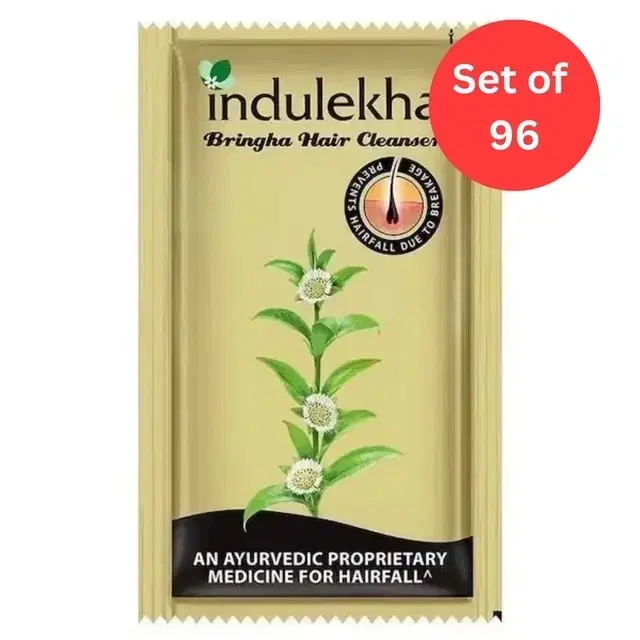 Indulekha Bringha Anti Hairfall Cleanser 96X6 ml (Set Of 96)