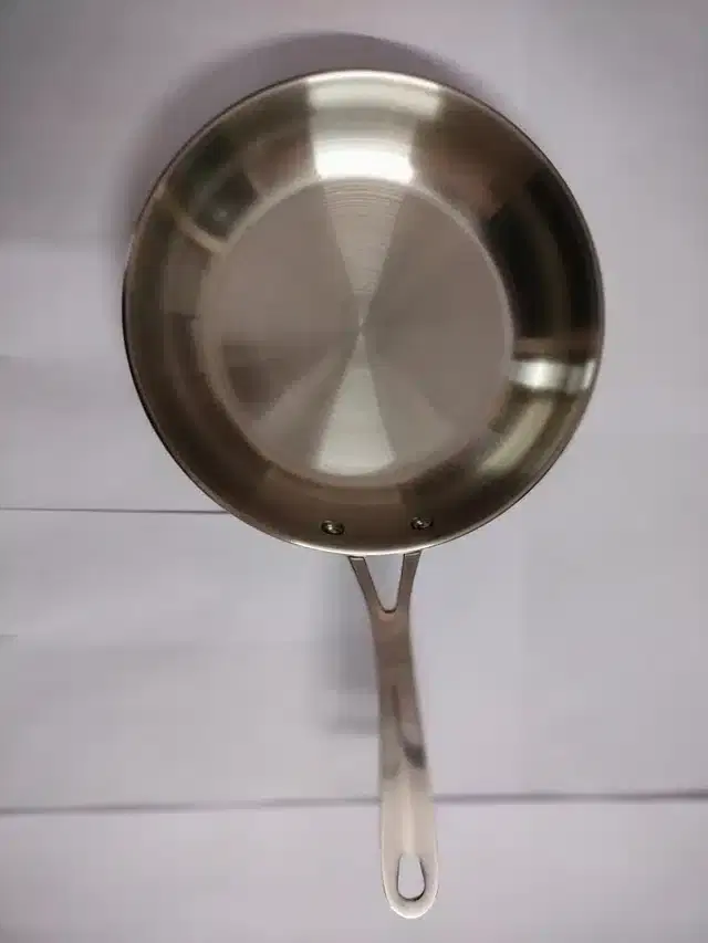 Stainless Steel Induction Fry Pan, Silver, 23 cm