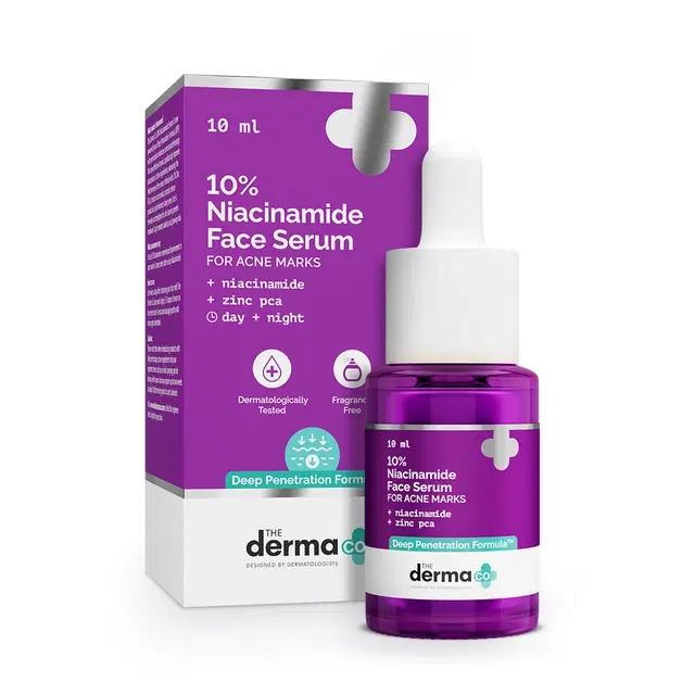 The Derma Co 10% Niacinamide Face Serum 10 ml