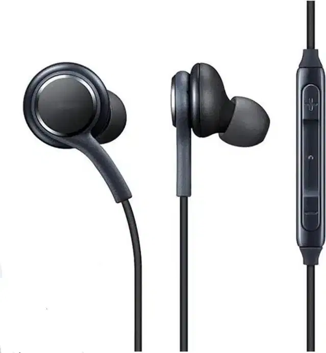 Wired In-ear Earphones with Mic, Black