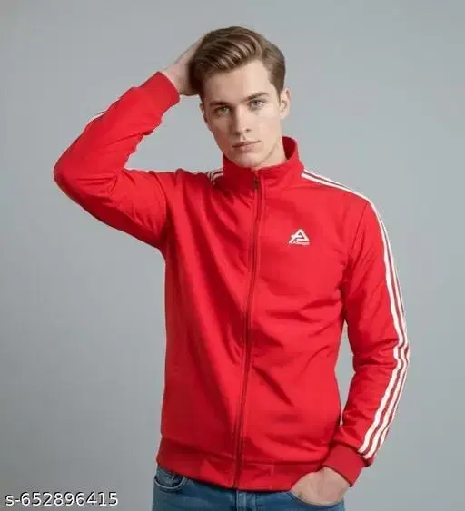 Jacket for Men (Red, M)