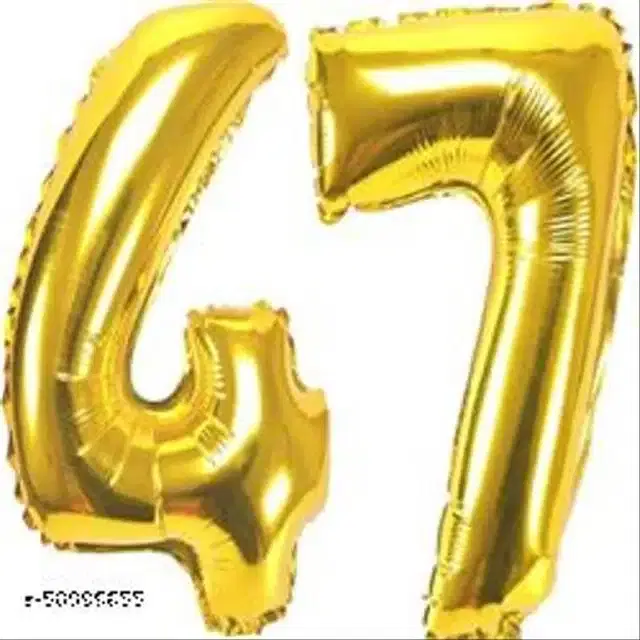 Number Foil Balloon, Assorted, Pack of 1