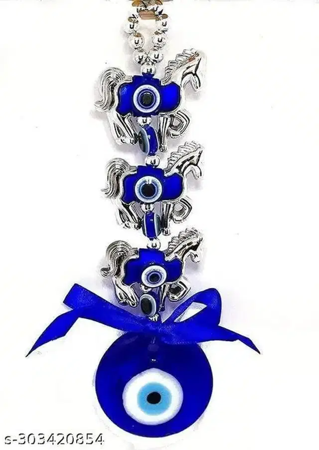 Feng Shui Evil Eye Wall Hanging, Blue