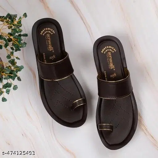 Aerowalk Sliders for Women (Black, 3)